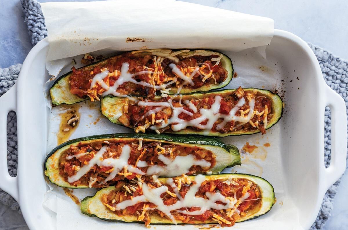 vegan Zucchini Boats